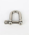 304 Stainless Steel D Type Shackle Bow U Type Lifting Ring M16 with pin, for marine hoisting and home DIY use