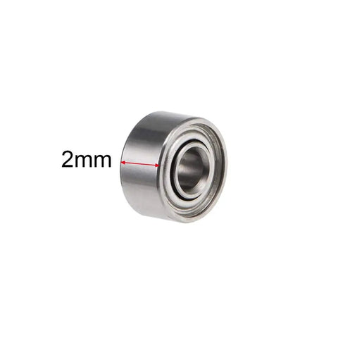 681XZZ Deep Groove Ball Bearings Double Shielded Chrome Steel Z2 Quiet ABEC 1 1.5mm Inner Diameter 4mm Outer Diameter 2mm Bore
