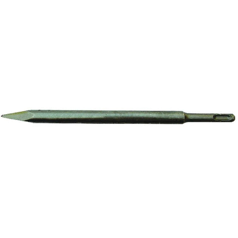 10 Inch SDS Plus Bull Point Masonry Drill Bit For Rotary Hammers, Heavy Duty Hardened Steel Body With Self Sharpening Tip, side view