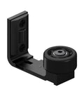 Sliding Barn Door Floor Guide Adjustable Double Roller Guide Wall Mount For Heavy Duty Doors With Carbon Steel Body And Premium Nylon Rollers