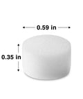 Replacement Foam Air Filters For Cool Mist Inhaler Compressor Systems Compatible With Adult And Kid Units Keeps Your Device Air Clean And Running Smooth 12 Filter Pack, foam filter size 0.59 x 0.35 inches.
