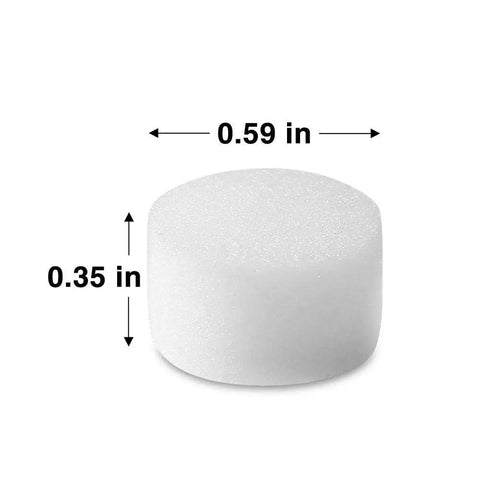 Replacement Foam Air Filters For Cool Mist Inhaler Compressor Systems Compatible With Adult And Kid Units Keeps Your Device Air Clean And Running Smooth 12 Filter Pack, foam filter size 0.59 x 0.35 inches.