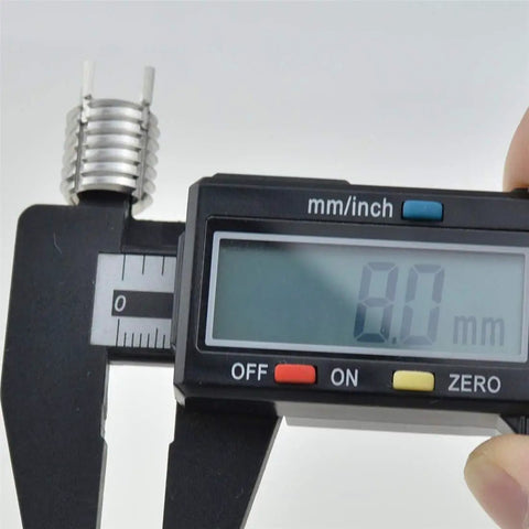 Digital caliper measuring Key Locking Thread Inserts For Repair Stripped Internal Threads Restore Strength In Industrial Equipment