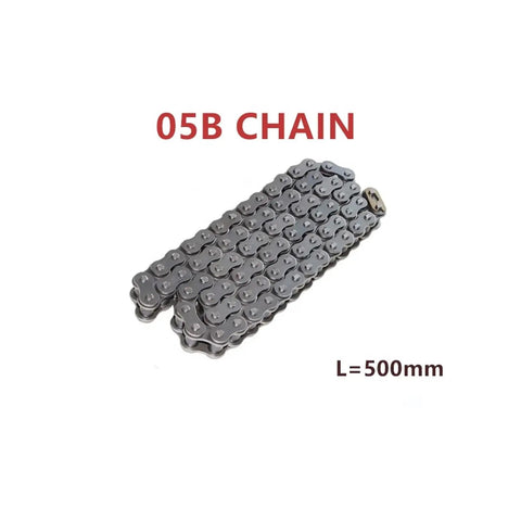 Heavy Duty 05B Reinforced Roller Chain With 2.5 Point Pitch And 8mm Spacing Features Sturdy Carbon Steel Build