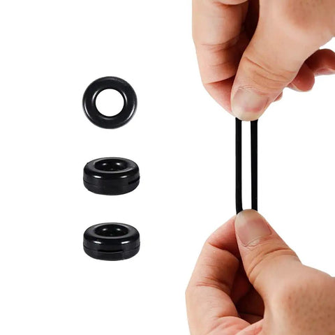 Black Eyeglass Frame Grips Hinge Tighteners Pack Of 10 For A Fast No Sweat Fix For Loose Frames Keeps Glasses Snug And Secure