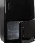 Professional Double Hot Towel Warmer With 48 Towel Capacity, Rust Resistant Heater And Stainless Steel Racks, Black