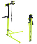 Foldable Bike Repair Stand Portable Bicycle Stand for Road and Mountain Bikes Up to 132 Lbs With Adjustable Height and Tightening Clamp
