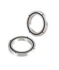 Heavy Duty Cross Roller Bearing For Robotic Rotary Tables And Automation Fixtures showing two metallic swivel plates.