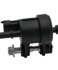 Direct Fit Vapor Canister Purge Valve Solenoid for GMC SUVs, black plastic body, side view, OEM style EVAP purge valve replacement.