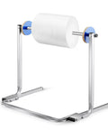 Heavy Duty Floorstanding Bubble Wrap Dispenser Built Rock Solid For Packaging Moving Shipping Easy Roll Film Holders showing a compact design with a white roll.
