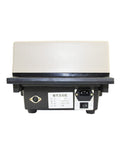 Electronic Coin Counter Sorter And Wrapper, back view showcasing control panel and power connections.