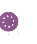 Dude, grab this epic sandpaper set of 10 five inch hook loop discs spanning 60 to 10000 grit, purple disc for various projects.