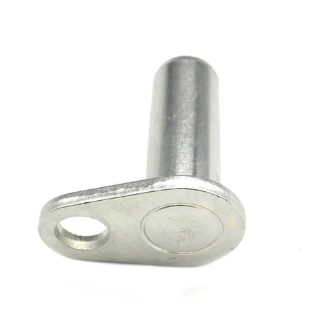 Pro Grade Forklift Steering Link Pin 22N54-32151 shown from side, metallic finish, engineered for lift trucks and pallet jacks.