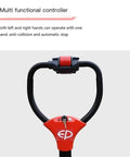 Multi functional controller of Super Duper Heavy Duty 3300 Lb Manual Pallet Jack With Fully Electric Lift for easy operation.