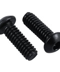 Heavy Duty 10-32 X 1 Inch Button Head Socket Cap Bolts Made From Genuinely Tough 304 Stainless Steel With Smooth Black Oxide Finish