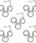 Five Pack Grain Drill Covering Chains 511-1000 Dia 2.5 Inch Length 21 Inch Replacement Set To Restore Equipment Operation On A Budget Durable Upgrade For Your Grain Drill 511-1000-A Compatible shown in overlapping arrangement