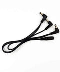 1 To 3 Way Daisy Chain Cable For Guitar Effects Pedals, 9V DC Power Splitter Cable With 3 Plug Outputs, Black Heavy Duty