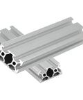 Two Pack 2040 Aluminum Extrusion Profile For CNC Machines And 3D Printer Builds, European Standard Anodized Finish, Adjustable Lengths From 100mm Up To 1200mm, Heavy Duty Aluminum Rail For Precise Motion And Custom Projects, shown stacked