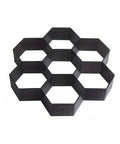Plus Size Reusable Concrete Molds For Walkways And Patios, Durable Polypropylene Pavement Paver Molds in hexagonal design