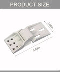 Two Pack Chest Freezer Plastic Hinge Universal Replacement With Screw For Secure Smooth Operation Easy Installation Durable High Quality Plastic Hinge Fits Most Chest Freezers And Keeps Lid Gaps Aligned white hinge.