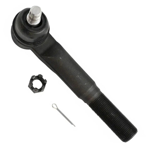 Dodge Ram 2500 4WD Front Drag Link Kit 3 Piece Replacement For 2008 To 2010 Models, Heavy Duty Steering Linkage With Pitman Arm And Inner Tie Rod For A Solid Front End, black steel tie rod end