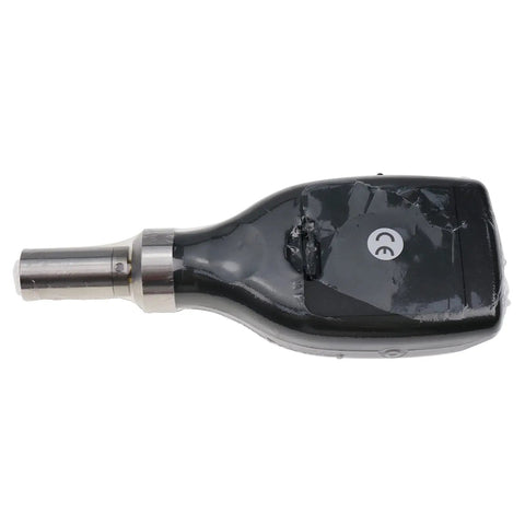 Handheld Surface Profile Gauge For Blast Cleaned Surfaces With 0-800 Micrometers Range, side view showing measurement probe.