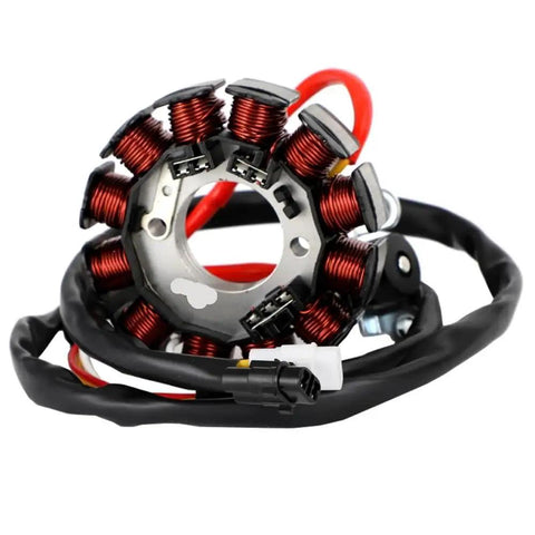 Top Tier Magneto Stator Coil Kit Fits WR450F Plus 4Hp To 25Hp Outboards Routing Ignition Kill Start Trim 12V Box No Relay Needed Sweet Fix Drop In Cool With Oem Like 396141 582281 582880 Today, copper stator coil with wiring
