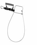 Heavy Duty Fish Stringer Clip With Stainless Construction And 36 Inch Steel Core Lanyard 360 Degree Swivel Quick Release Buckle