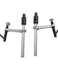 Two Pack Quick Action Bench Dog Clamps For 16mm Holes Hold Down Clips With Fast Lock 160mm Clamp Range Solid Metal Fixed Tool
