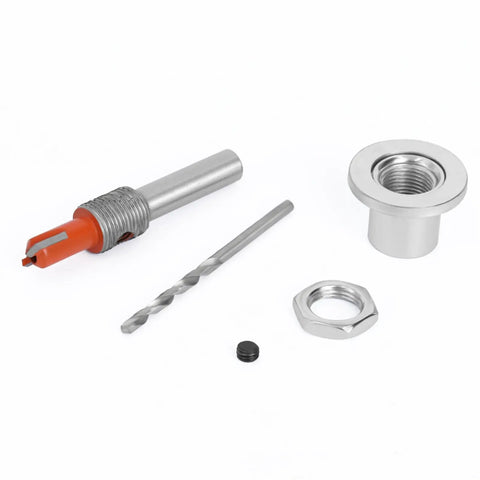 Five Pcs Multi Function Limit Taper Hole Countersink Drill Bits With Adjustable Depth Stop For Woodworking in various sizes and materials.