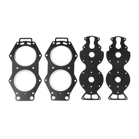 Solid Power Head Gasket Kit For 2T V4 Boat Engines Fits Outboard Shift Mechanisms Up To 130 HP Replaces 6E5-W0001 set of four gaskets