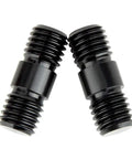 Top Shelf M12 Thread 15mm Camera Rail Rod Connector Extender Screw For Dslr Filmmaking Kit showing two solid aluminum connectors.