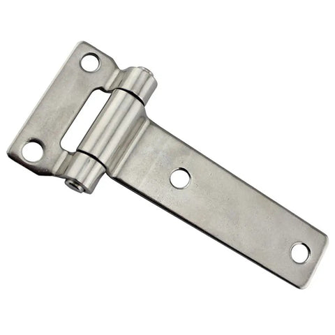 Solid Forged Stainless Steel T Shaped Container Hinges, Highly Polished Marine Grade 304 Stainless, heavy duty hinge