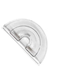 Water Tank For Coffee Machines With Lid, Compatible With Nespresso And Creatista Plus J520, curved transparent lid