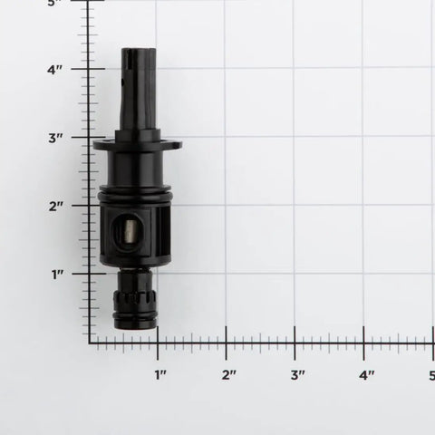 Avante Replacement Cartridge 2015016 Black 3 X 1 X 1 Inch on grid background for single control faucets