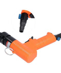 Heavy Duty Air Rivet Nut Gun High Speed 1500rpm For M3 And M4 Self Locking Rivets Fast Installation Tool Kit Lightweight Pneumatic Hardware Kit Perfect For Automotive And Industrial Jobs orange pneumatic tool with M3 M4 nozzle