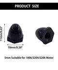 Two Pack 5mm RC Airplane Motor Shaft Self Locking Nut Cap Propeller Adapter for RC Plane and Helicopter DIY Model Aircraft Parts