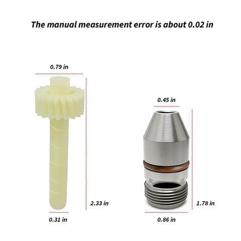 19 Tooth Speedometer Driven Gear And Housing Kit For GM TH350 With Seals And Retainer Bracket White Finish For Classic GM TH350 Turbo 350 Transmissions Restore Accurate Speed Readings