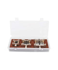 Watch Movement Holder Set Three Piece Metal Base for Repairing Tools in case