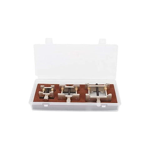 Watch Movement Holder Set Three Piece Metal Base for Repairing Tools in case