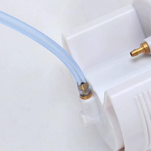Beefed-Up Double Drain Pneumatic Toilet Valve Kit High Efficiency Low Maintenance Flush Valve With Ergonomic Button Durable ABS Construction Erosion-Resistant Drain Gate For Powerful Water Release At Home And In Industrial Facilities, ABS with brass hose