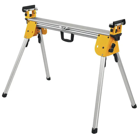 Workhorse Miter Saw Stand With 40 Inch Beam Extends To Support Up To 10 Feet Of Material And 500 Pounds Universal Fit For All Brands Lightweight Aluminum Build For Easy Transport To The Jobsite