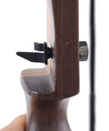 Side view of black Arrow Rest Replacement For Recurve And Take Down Bows Screw On Bow Rest PE Material for accuracy and hunting