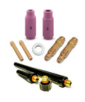 All In One TIG Welding Accessory Kit For 17 18 26 Series Torches With Collet And Collet Body Ceramic Cup