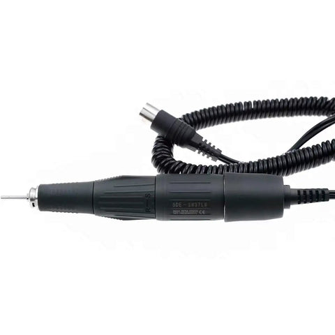 Ultra High Power Pro Grade Rotary Tool 0 To 45,000 RPM With Cam Twist Quick Change Bur System shown with coiled cord