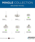 Mingle LED 11-Inch Flush Mount Ceiling Light Modern Energy Efficient One-Light Fixture With Clean Look Low-Profile Design
