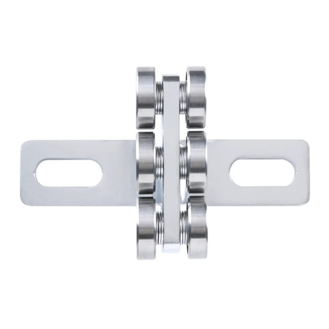 Electric Hoist Roller Trolley For Strut Channel Stainless Steel Beefy 6 Wheel Assembly With Mounting Screws Included
