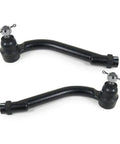 Premium Front Outer Tie Rod End Kit For Hyundai Santa Fe And Kia Sorento with sealed steering joints, black metal design.
