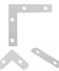 Solid L Shape Corner Brackets 2.17 By 2.17 Inches 100 Pcs Silver Iron Frame Reinforcement For Shelves Drawers And Cabinets Easy Install