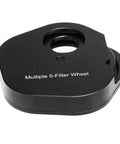 5-Position Eyepiece Filter Wheel For Astronomy Telescopes Aluminum Housing Quick-Change 5 Filters Fits 25 Inch And 2 Inch Eyepieces